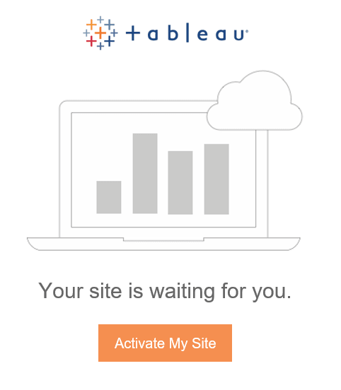Install Tableau - Tableau Online activate site email
